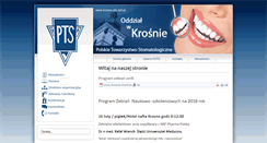 Desktop Screenshot of krosno.pts.net.pl