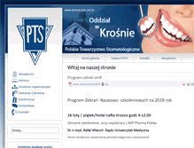 Tablet Screenshot of krosno.pts.net.pl
